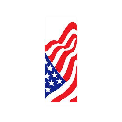 30 x 84 in. Seasonal Banner American Flag