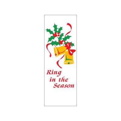 30 x 60 in. Holiday Banner Ring in the Season