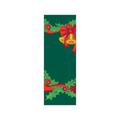 30 x 84 in. Holiday Banner Bells & Holly