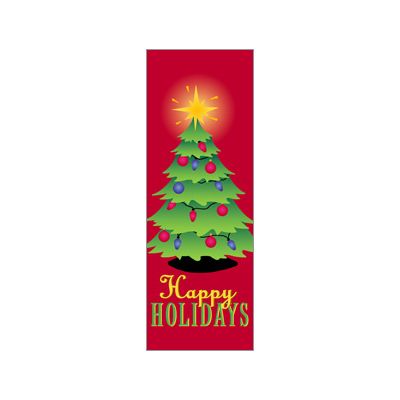 30 x 84 in. Holiday Banner Christmas Tree