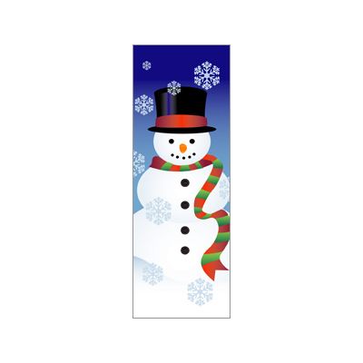 30 x 84 in. Holiday Banner Snowman