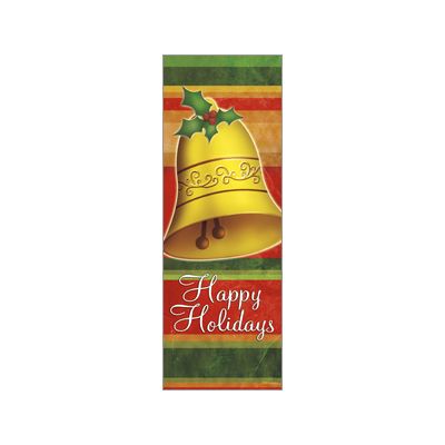 30 x 84 in. Holiday Banner Striped Paper Bell