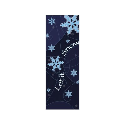 30 x 60 in. Holiday Banner Let It Snow
