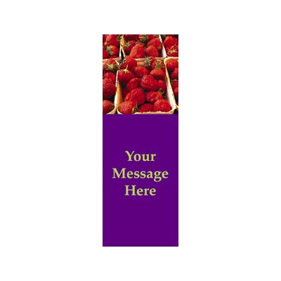 30 x 60 in. Seasonal Banner Strawberry Jam