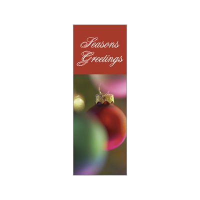 30 x 96 in. Holiday Banner Holiday Greeting Ornaments