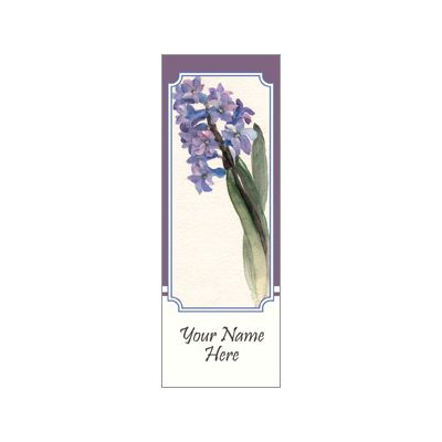 30 x 96 in. Seasonal Banner Watercolor Hyacinth