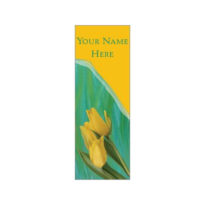 30 x 96 in. Seasonal Banner Watercolor Daffodils