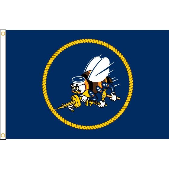 Details about   3x5 ft SEABEES Flag Polyester 