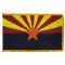 2ft. x 3ft. Arizona Flag Fringed for Indoor Display