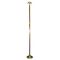 8 ft. Wood Pole Set Eagle Empty Stand Cord & Tassel