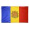 2ft. x 3ft. Andorra Flag Seal with Canvas Header