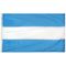 3ft. x 5ft. Argentina Flag No Seal with Brass Grommets