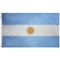 4ft. x 6ft. Argentina Flag Seal with Brass Grommets