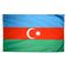 2ft. x 3ft. Azerbaijan Flag with Canvas Header