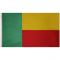 4ft. x 6ft. Benin Flag w/ Line Snap & Ring