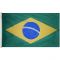 4ft. x 6ft. Brazil Flag w/ Line Snap & Ring