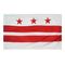 4ft. x 6ft. District of Columbia Flag for Parades & Display