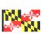 3ft. x 5ft. Maryland Flag Side Pole Sleeve