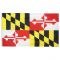 4ft. x 6ft. Maryland Flag w/ Line Snap & Ring