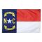 2ft. x 3ft. North Carolina Flag with Brass Grommets
