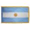 4ft. x 6ft. Argentina Flag Seal for Parades & Display with Fringe