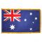 4ft. x 6ft. Australia Flag for Parades & Display with Fringe