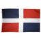 4ft. x 6ft. Dominican Republic Flag No Seal w/ Line Snap & Ring