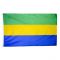 4ft. x 6ft. Gabon Flag with Brass Grommets