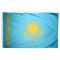 2ft. x 3ft. Kazakhstan Flag with Canvas Header