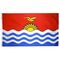 4ft. x 6ft. Kiribati Flag w/ Line Snap & Ring
