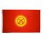 2ft. x 3ft. Kyrgyzstan Flag with Canvas Header