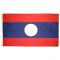 2ft. x 3ft. Laos Flag with Canvas Header