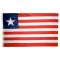 3ft. x 5ft. Liberia Flag with Brass Grommets