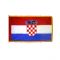 2ft. x 3ft. Croatia Flag Fringed for Indoor Display
