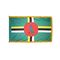 4ft. x 6ft. Dominica Flag for Parades & Display with Fringe