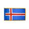 4ft. x 6ft. Iceland Flag for Parades & Display with Fringe