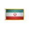 3ft. x 5ft. Iran Flag for Parades & Display with Fringe