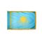 3ft. x 5ft. Kazakhstan Flag for Parades & Display with Fringe