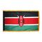 4ft. x 6ft. Kenya Flag for Parades & Display with Fringe