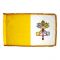 4ft. x 6ft. Papal Flag for Parades & Display with Fringe