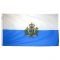 3ft. x 5ft. San Marino Flag Seal with Brass Grommets