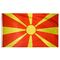 3ft. x 5ft. Macedonia Flag with Brass Grommets