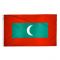 2ft. x 3ft. Maldives Flag with Canvas Header
