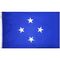 2ft. x 3ft. Micronesia Flag with Canvas Header