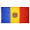 2ft. x 3ft. Moldova Flag with Canvas Header