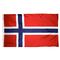 2ft. x 3ft. Norway Flag with Canvas Header