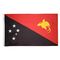 2ft. x 3ft. Papua New Guinea Flag with Canvas Header