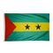 4ft. x 6ft. Sao Tome & Principe Flag w/ Line Snap & Ring