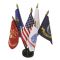 4 in. x 6 in. Armed Forces Flag Set