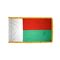 3ft. x 5ft. Madagascar Flag for Parades & Display with Fringe